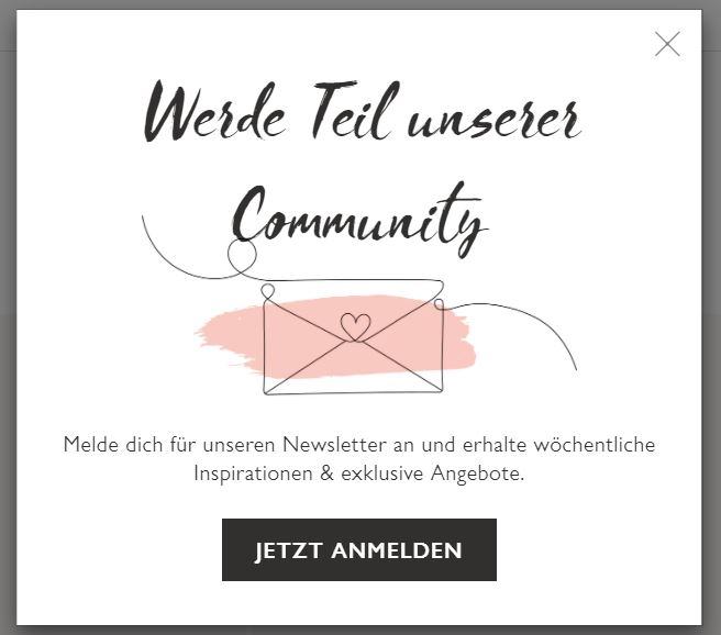 Vorteile beim Tamaris Newsletter